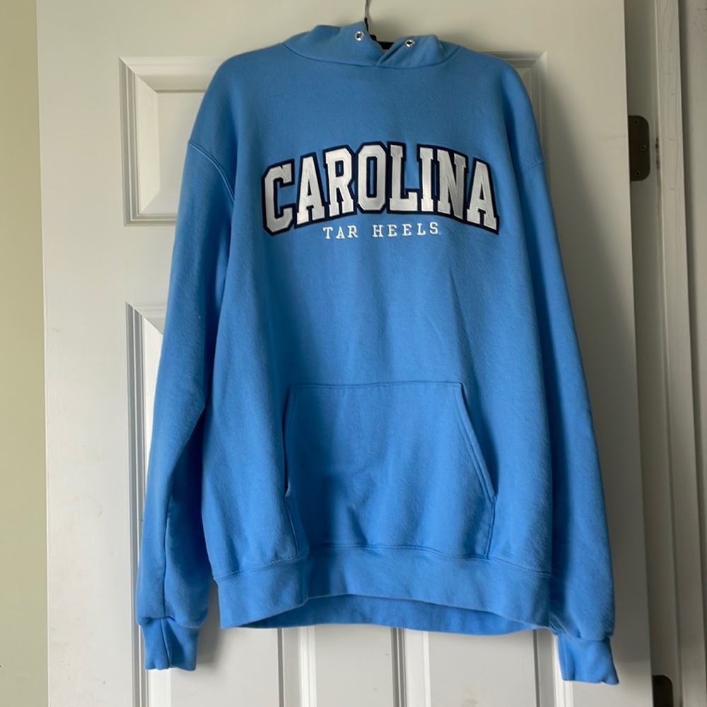 Large Champion UNC hoodie worn once